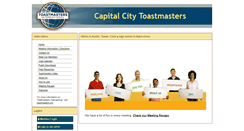 Desktop Screenshot of capital-city-toastmasters.org